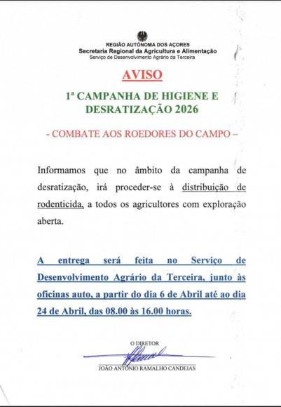 1&ordf; CAMPANHA DE HIGIENE E DESRATIZA&Ccedil;&Atilde;O  2026