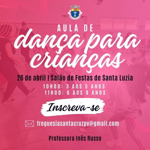 AULA DE DAN&Ccedil;A PARA CRIAN&Ccedil;AS