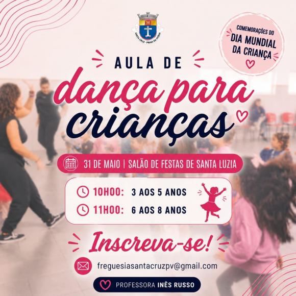 AULA DE DAN&Ccedil;A PARA CRIAN&Ccedil;AS